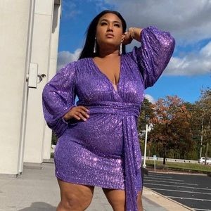 Sequin dress from fashionnova
